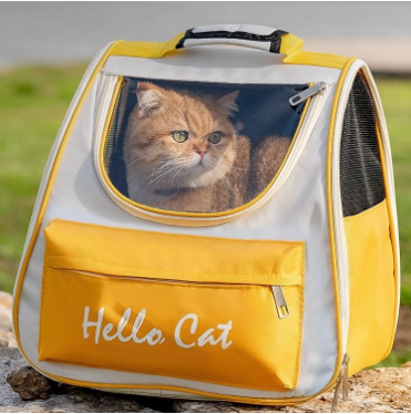 耐抓透氣外出寵物背包