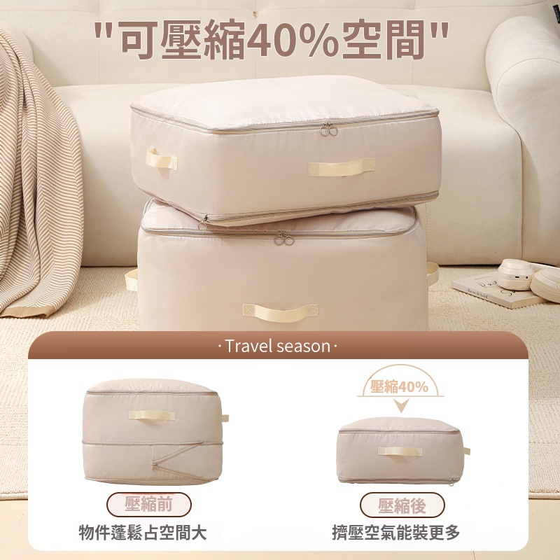 天氣越來越熱 厚的被子衣服都能收起來了,準備這個壓縮收納袋 一個袋子可以輕鬆收納8件羽絨服 3床被子 還不壞衣服被子的保暖性